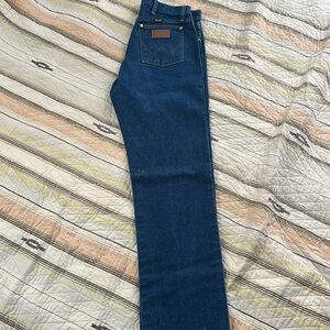 Vintage Wrangler Jeans 33x33 Blue Pants Cowboy Western 13MWZ Denim Tag 34x34 C33